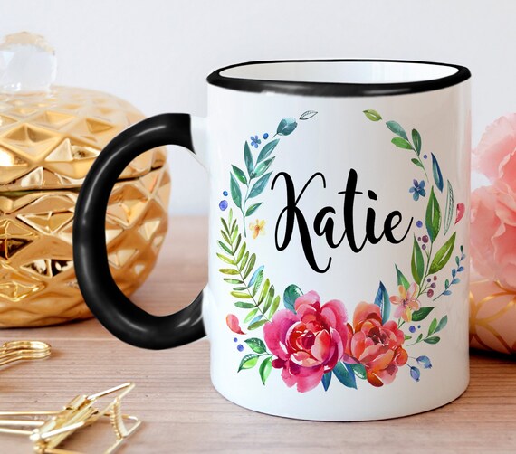 Monogram Mug Monogrammed Mug Gift for Bridesmaid Initial Etsy