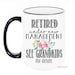 Retired Mug, Retirement mug, Grandma, Retirement Gift Ideas, Retirement gift for grandma, Full Time Grandma, Retirement Gifts for Women, 