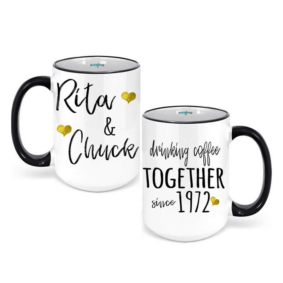 40th wedding anniversary gift wedding anniversary mug etsy