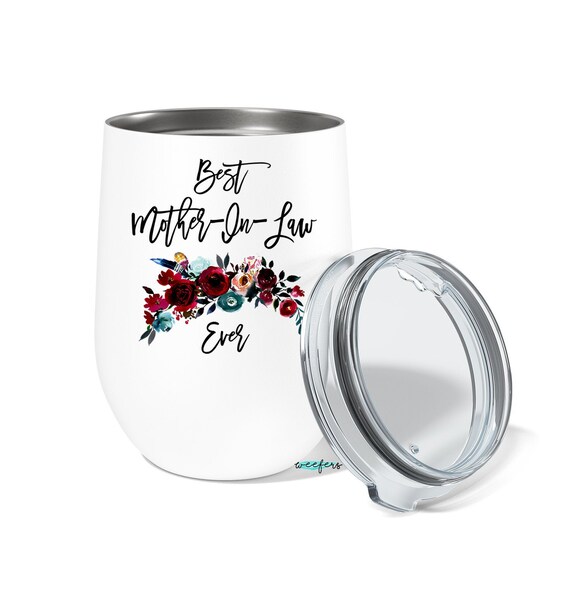 Best Mother-In-Law Ever Wine Glass Tumbler - Coffee mug or Insulated Travel Tumbler Il_570xn