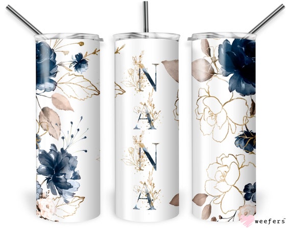 Nana Tumbler Gift for Mothers Day - Floral Nana Coffee Travel Cup for Mother's Day Gift - 20oz Tall Skinny Tumbler with Lid and Straw Il_570xn