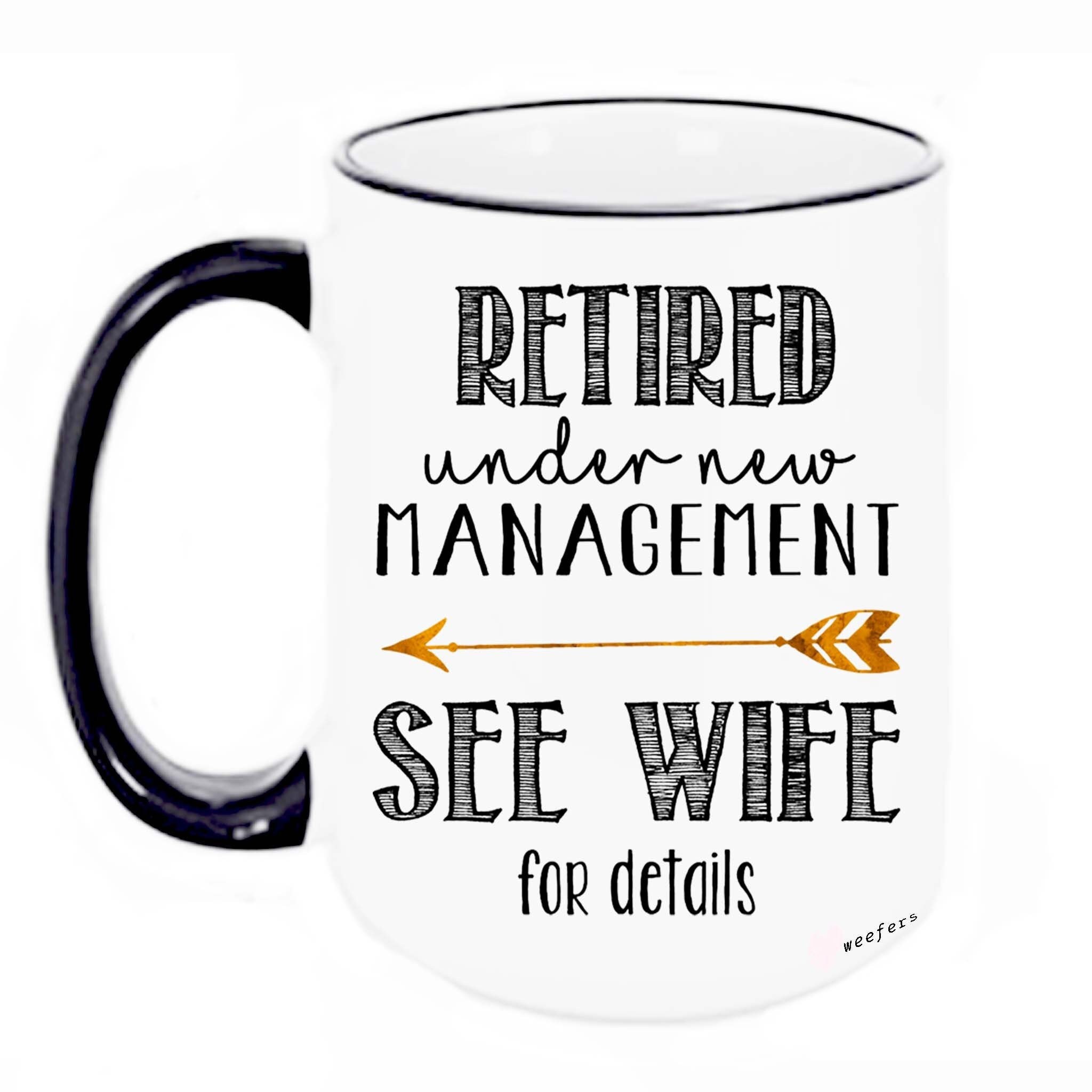 Funny Retirement Gift For Husband From Wife Retired Under New - Etsy Sweden