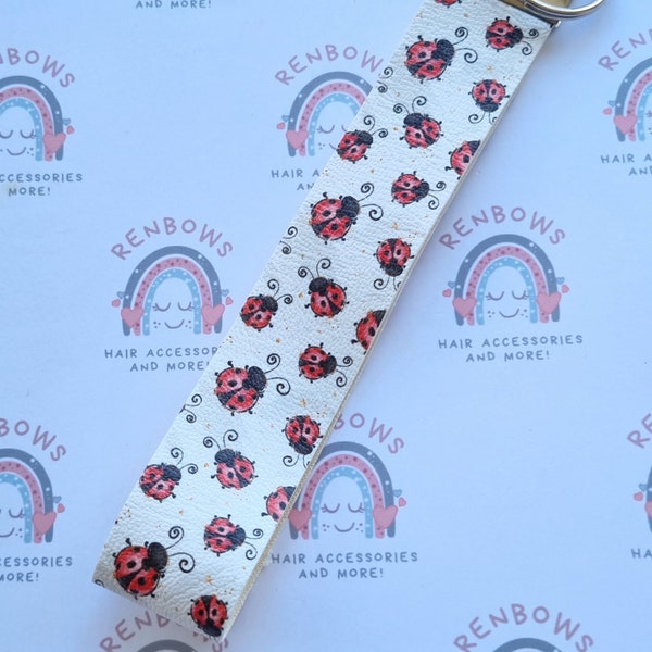 Ladybird Wristlets. Key chain. Keyring. Key fob.