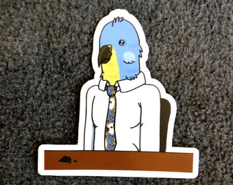 Business Bird Sticker