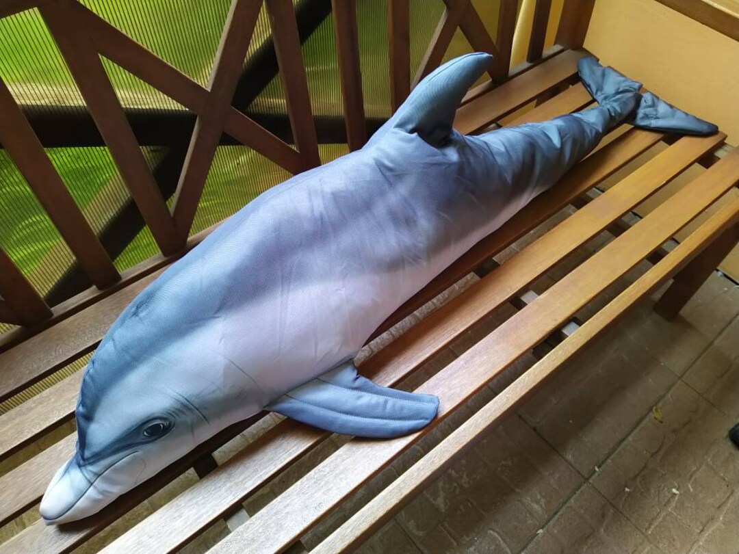 Fish Pillow Bottlenose Dolphin Neck Pillow Animal Pillow Relax Pillow