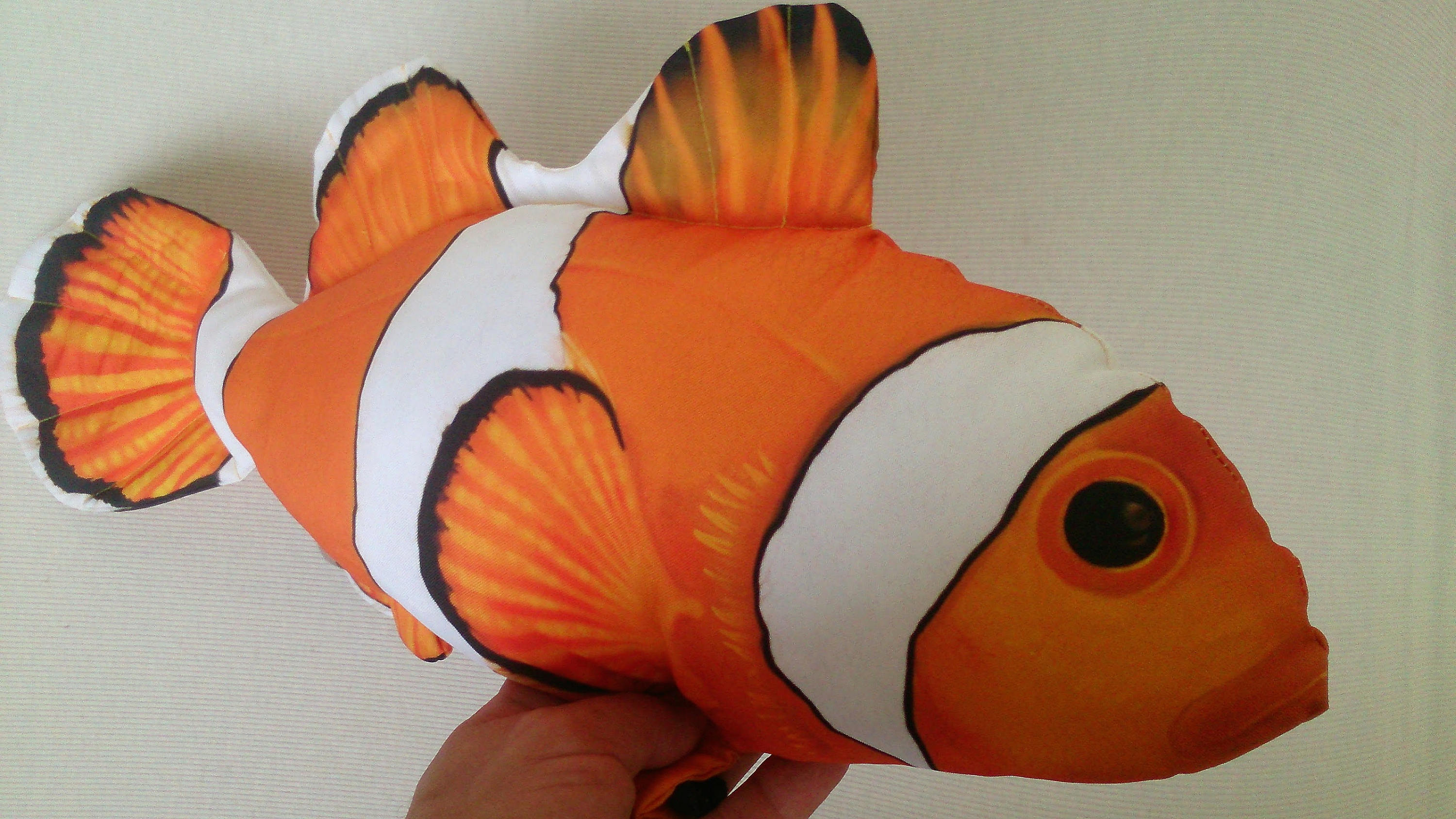 Fish Pillow CLOWN FISH Neck Pillow Animal Pillow Relax Pillow Etsy