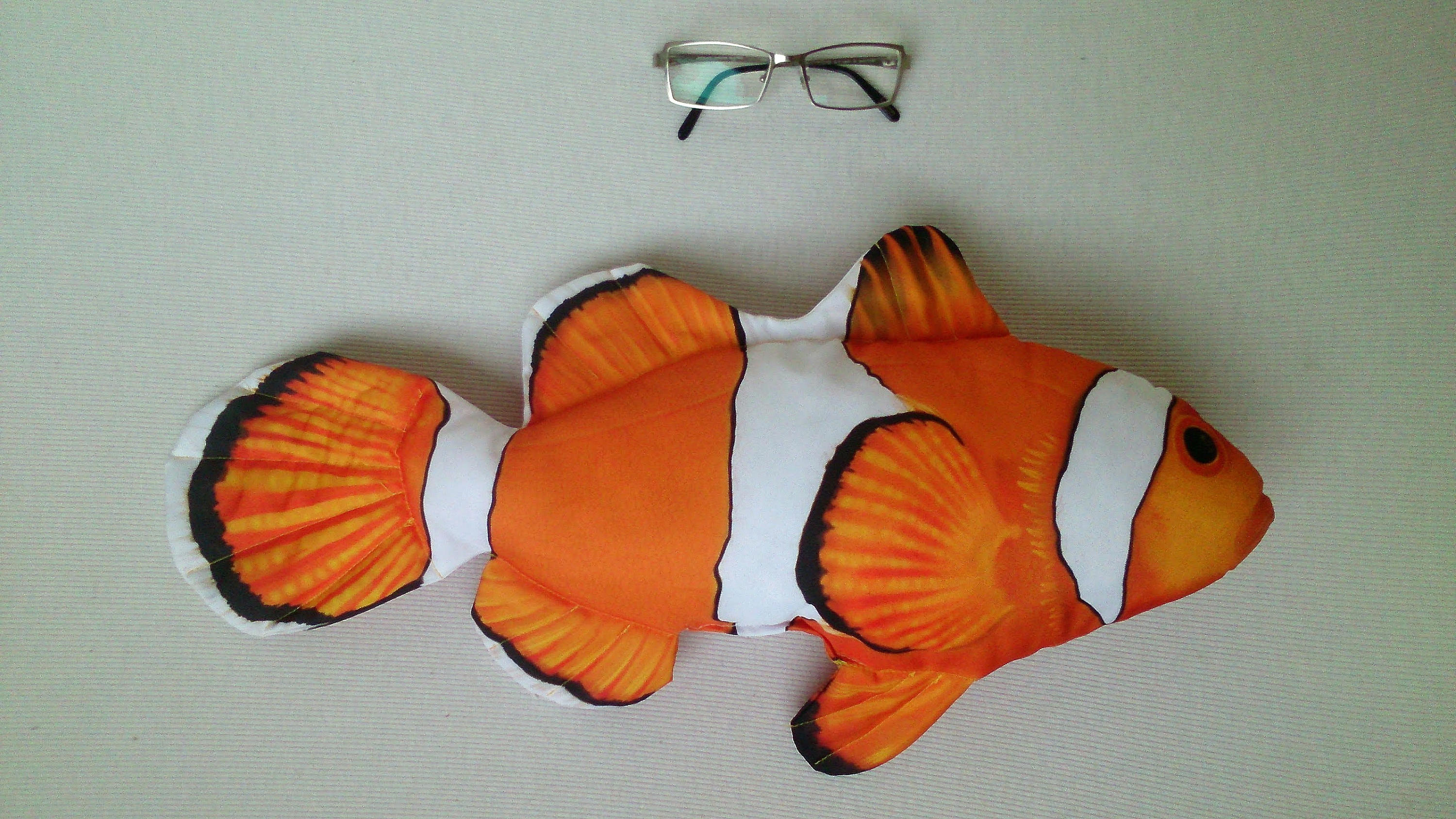 Fish Pillow CLOWN FISH Neck Pillow Animal Pillow Relax Pillow Etsy