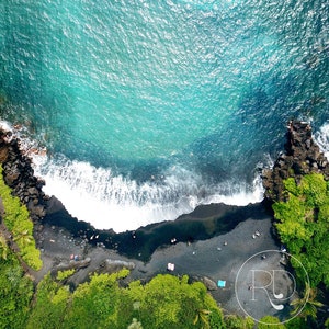 Maui Black Sand Beach 1