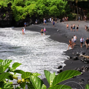 Maui Black Sand Beach 6