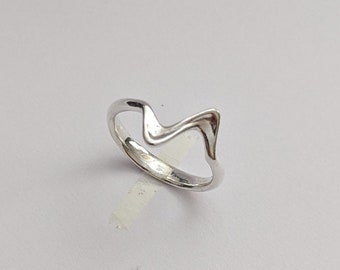 heartbeat ring 925 sterling silver elegant delicate