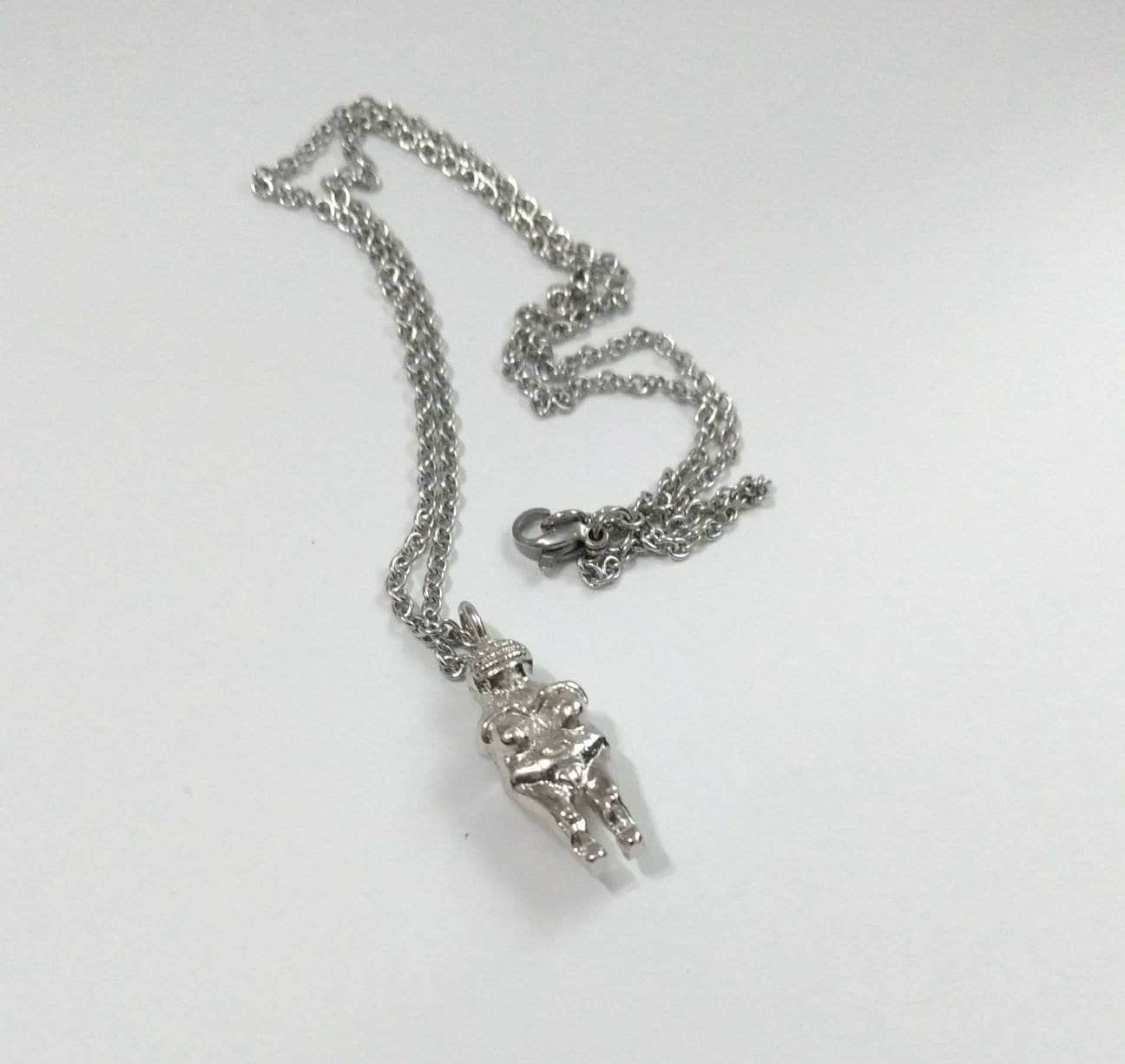 925 Sterlingsilber Venus Von Willendorf Halskette Fruchtbarkeit Charm