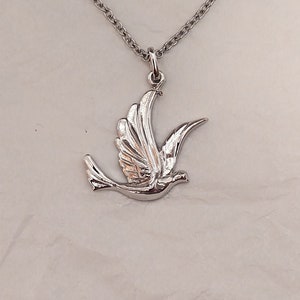 Seeking peace dove pendant image 1