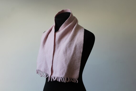 Wool scarf vintage, Shawl Retro, Unisex Scarf, Me… - image 1