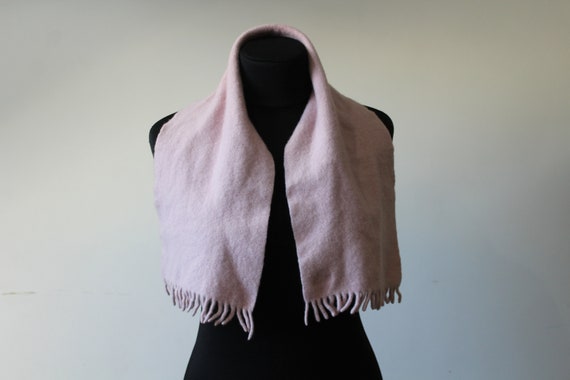 Wool scarf vintage, Shawl Retro, Unisex Scarf, Me… - image 5