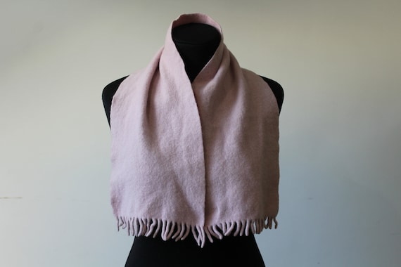 Wool scarf vintage, Shawl Retro, Unisex Scarf, Me… - image 6