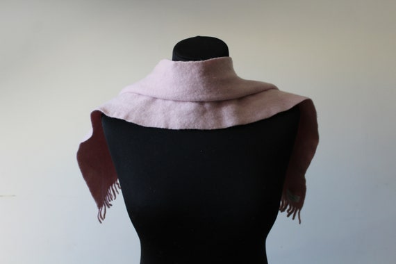 Wool scarf vintage, Shawl Retro, Unisex Scarf, Me… - image 7