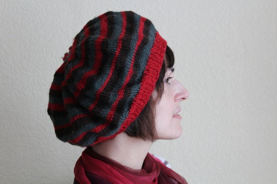 Wool Beret.Handmade crochet wool beret.Crochet Wo… - image 3