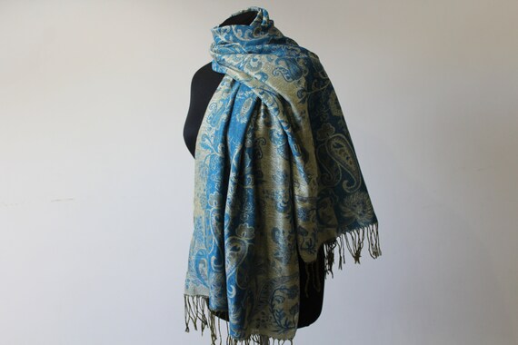 Vintage scarf. Shawl Retro. Unisex Scarf. Mens Sc… - image 6