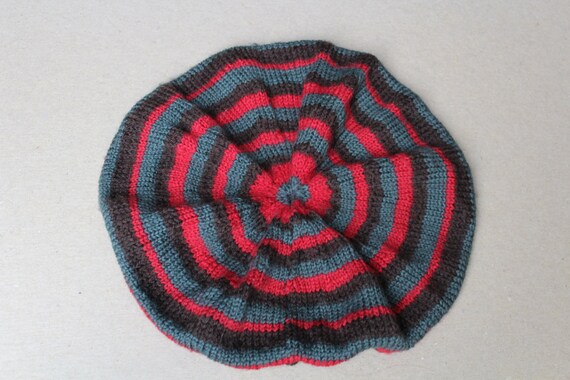 Wool Beret.Handmade crochet wool beret.Crochet Wo… - image 4
