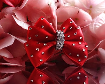 Vintage bow Fruits mix grooming bow ties dog yorkie bow per dog bow vintage dog bow show bows for dogs maltese show bow