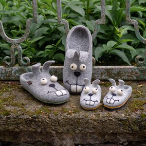 Baby Geschenk Osterhase Hausschuhe Baby Hausschuhe Gefilzte Hausschuhe Wolle Schuhe Mädchen Hausschuhe Babyschuhe Wolle Hausschuhe Jungen Hausschuhe Bild 9