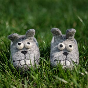 Baby Geschenk Osterhase Hausschuhe Baby Hausschuhe Gefilzte Hausschuhe Wolle Schuhe Mädchen Hausschuhe Babyschuhe Wolle Hausschuhe Jungen Hausschuhe Bild 2