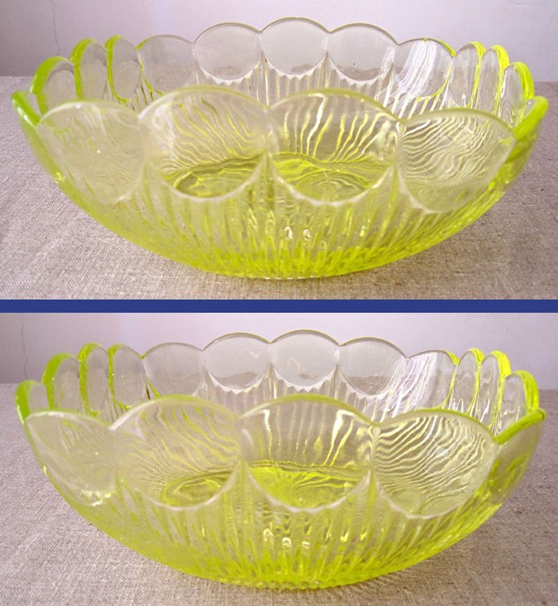 Old seyedmehdi glass serving bowl Salad Dressing Server glass The table.glass art.. decorative Table Vintage France french object