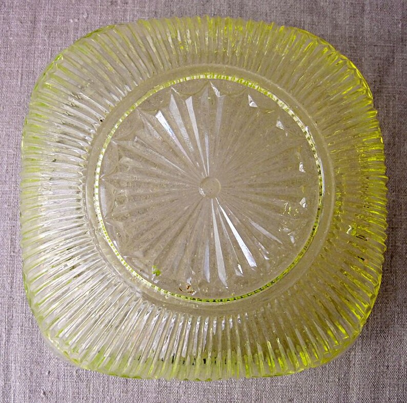 Old seyedmehdi glass serving bowl Salad Dressing Server glass The table.glass art.. decorative Table Vintage France french object