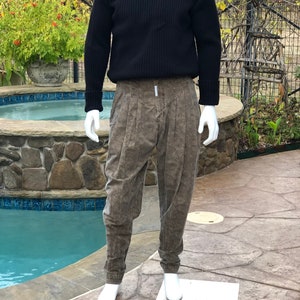 Vintage Mens Designer Stone Washed Z Cavaricci Jeans High Waisted