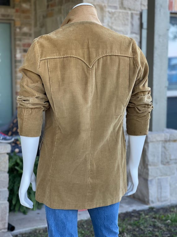 RARE 70s brown corduroy blazer