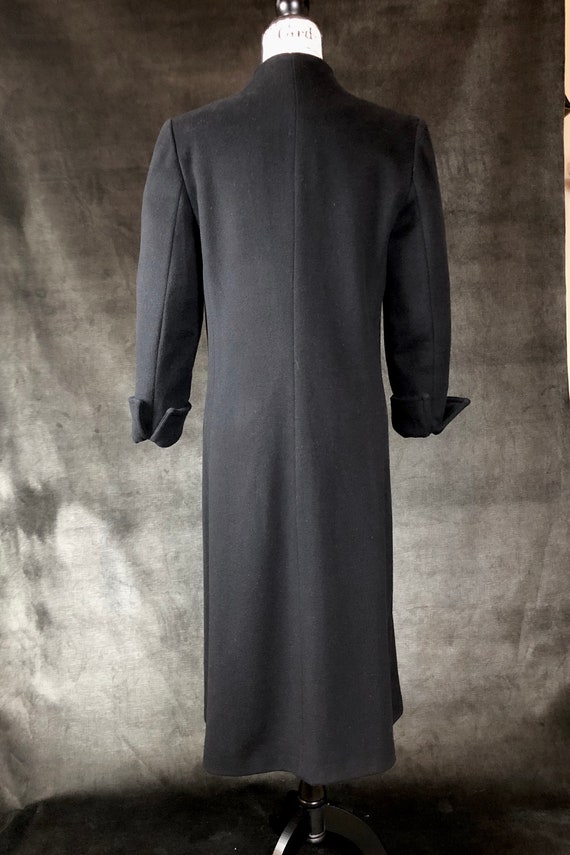 Black Trench Coat, Dark Academia, Military Style … - image 5