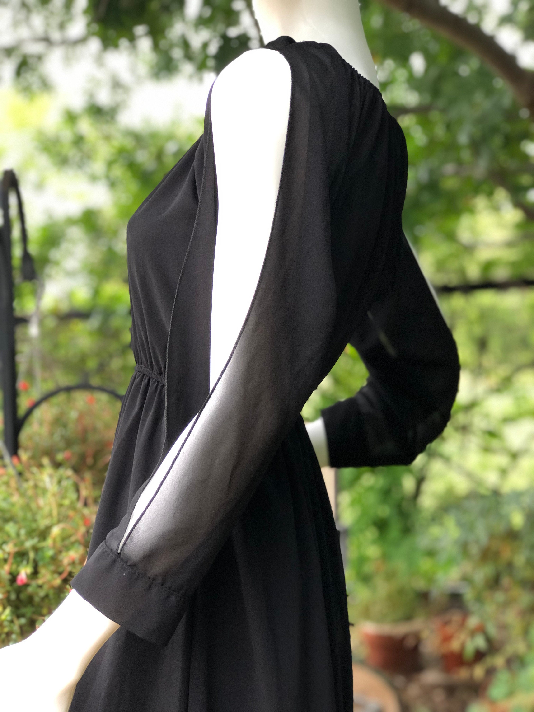 Amazon.com: szmaold Sexy Mesh Turtleneck Black Dress for Women Sheer Long  Sleeve Drawstring Stretchy Bodycon Asymmetrical Mini Dress : Clothing,  Shoes & Jewelry