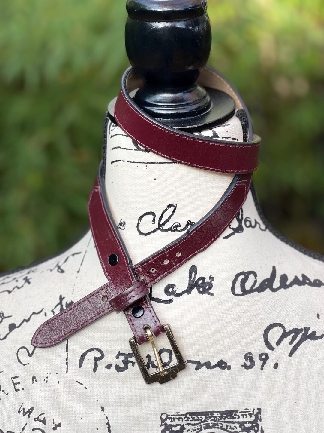 Skinny Western Denim Belt