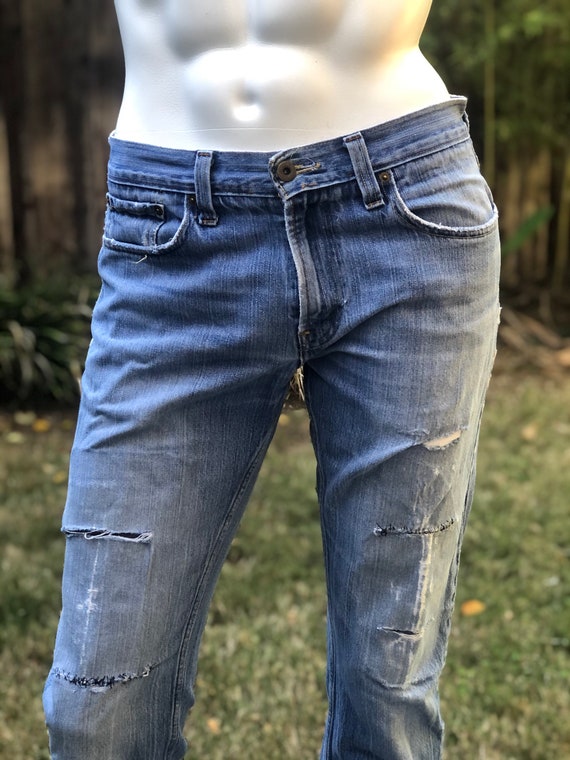 Vintage Levi Jeans, Worn in Jeans, Levi’s 514, Sli