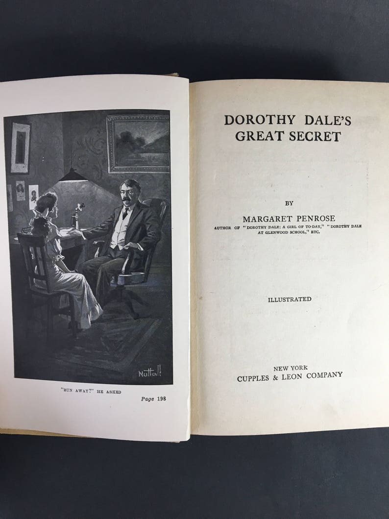 Antikes Weißes Buch Dorothy Dale Roman Großes Geheimnis von | Etsy