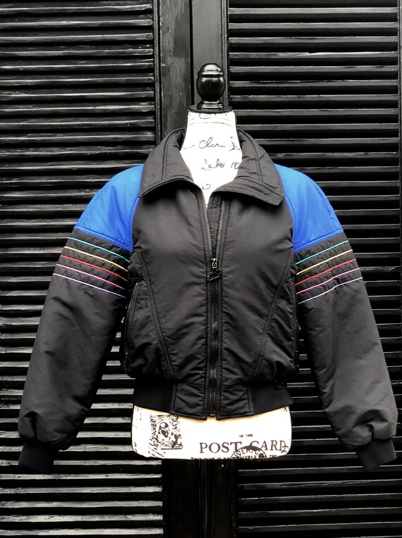 Vintage 1980s Ski Jacket Puffy Coat White Stag Thi
