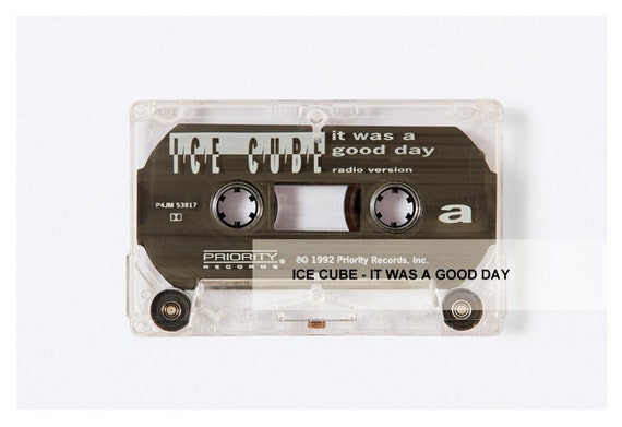 Ice Cube It Was A Good Day Single Cassette Print Etsy