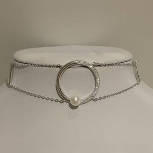 Minimalist Perle Choker Halskette, Perlenkette, Braut Hochzeit Halskette, Statement Halskette, Brautjungfer Geschenk, Perlenschmuck