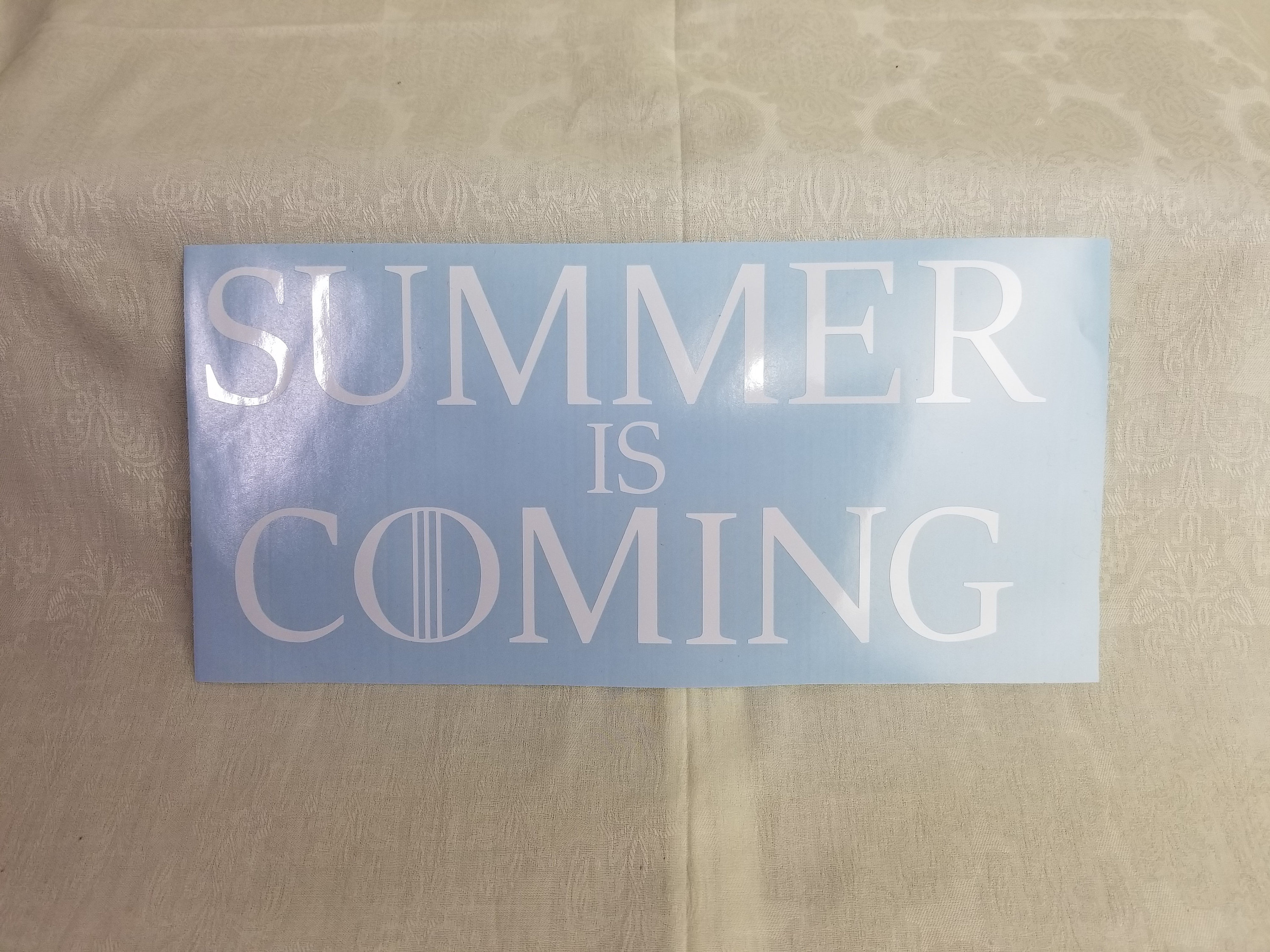 Summer is Coming Game of Thrones Inspired Car Decal Game of Etsy