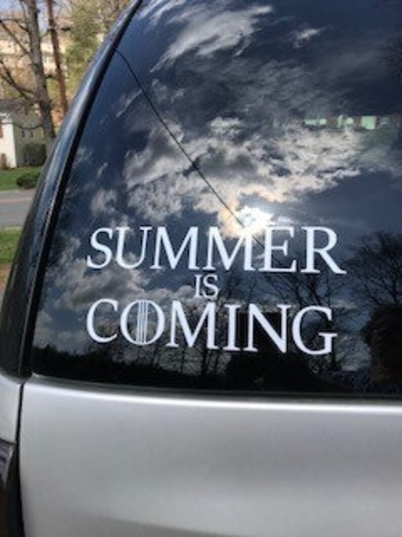Summer is Coming Game of Thrones Inspired Car Decal Game of Etsy