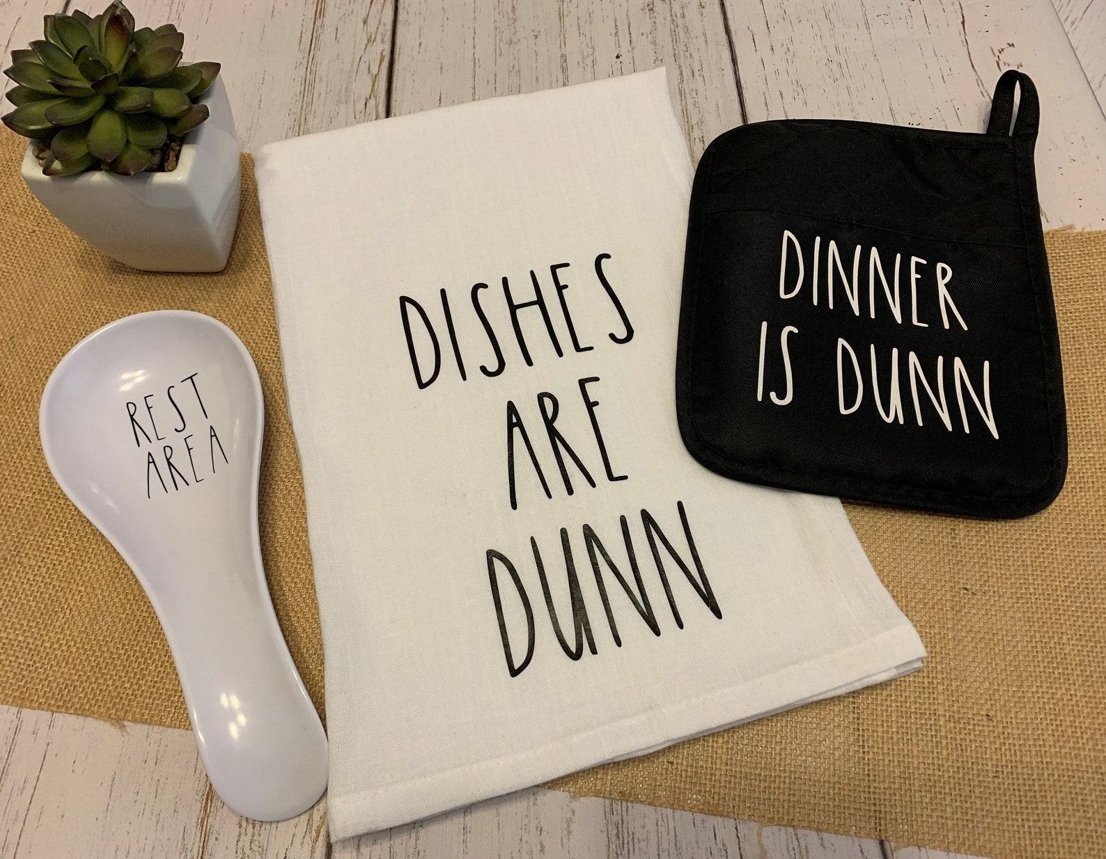 Rae Dunn inspired Potholder / Oven mitt Rae Dunn Custom Etsy