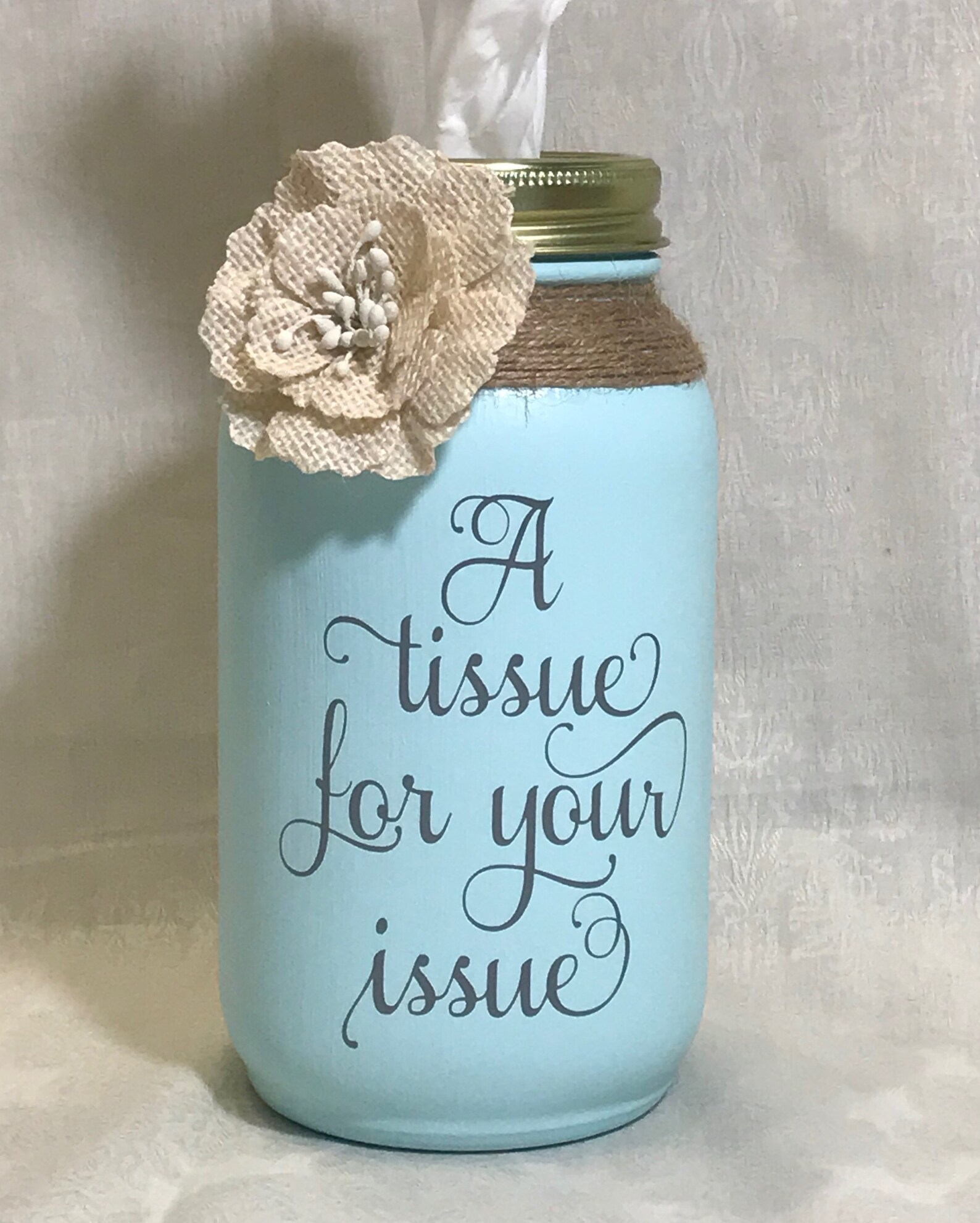 Mason Jar Tissue Dispenser Mason Jar Tissue holder. Etsy