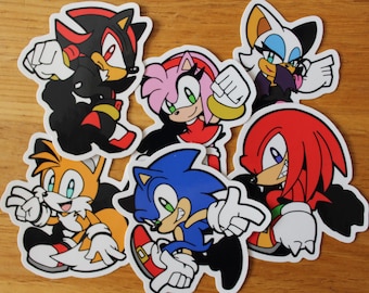Chibi Sonic & Friends Stickers