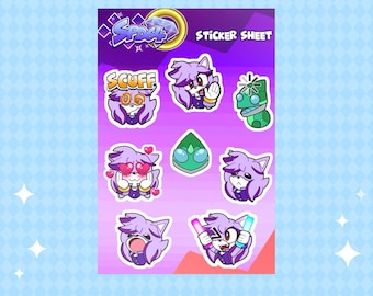 SPD64 Emotes Sticker Sheet