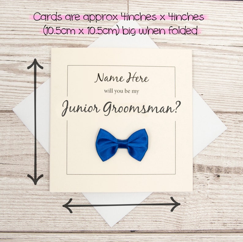 Junior Groomsman Proposal Card Will You Be My Jr Groomsman | Etsy