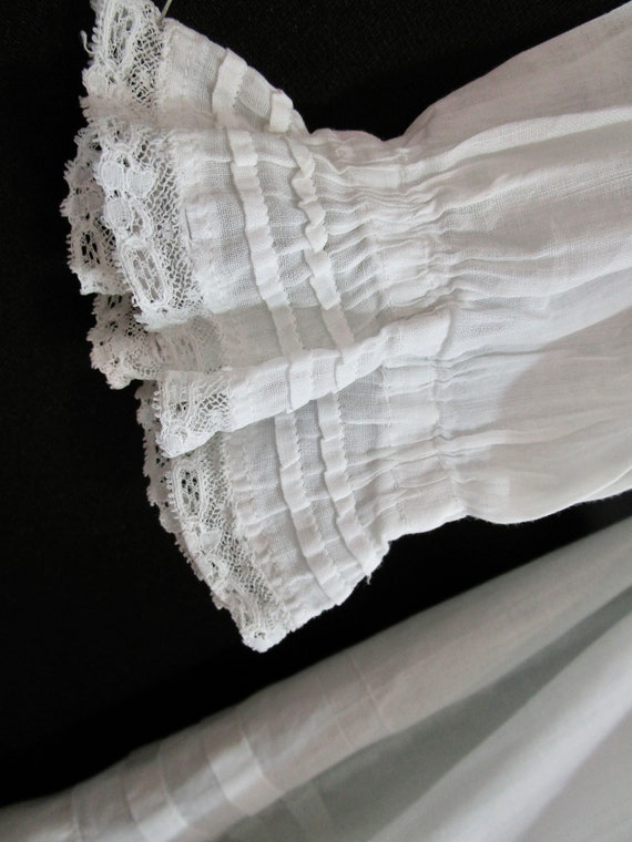 Antique 1910's Girl's White Party Dress W Hand Ma… - image 4