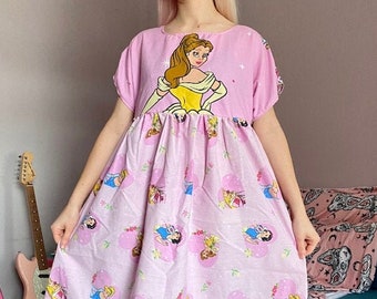 Vintage Disney Princess Duvet Dress BELLE SMOCK