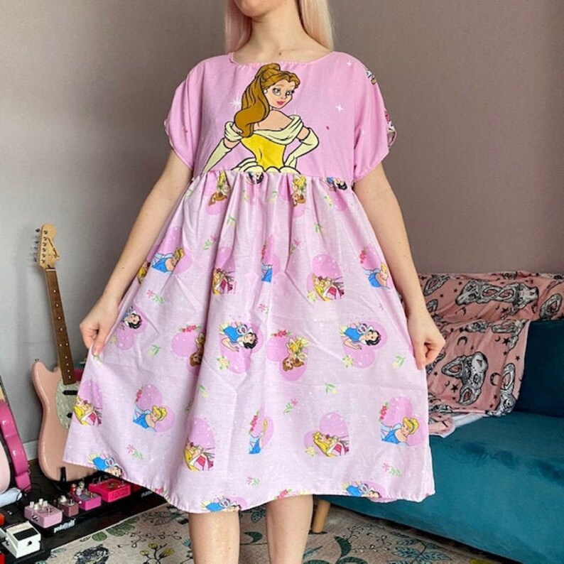 Vintage Disney Princess Duvet Dress BELLE SMOCK