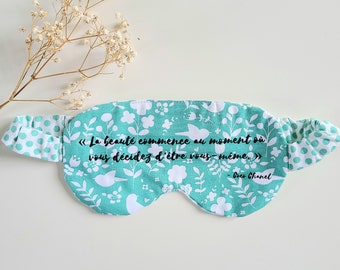 Sleep Mask, Eye Sleep Mask, Eye Mask, Inspirational Quote, Sleep Mask for Women, Quote Sleep Mask, Travel Gift for Women, Mask for Sleep