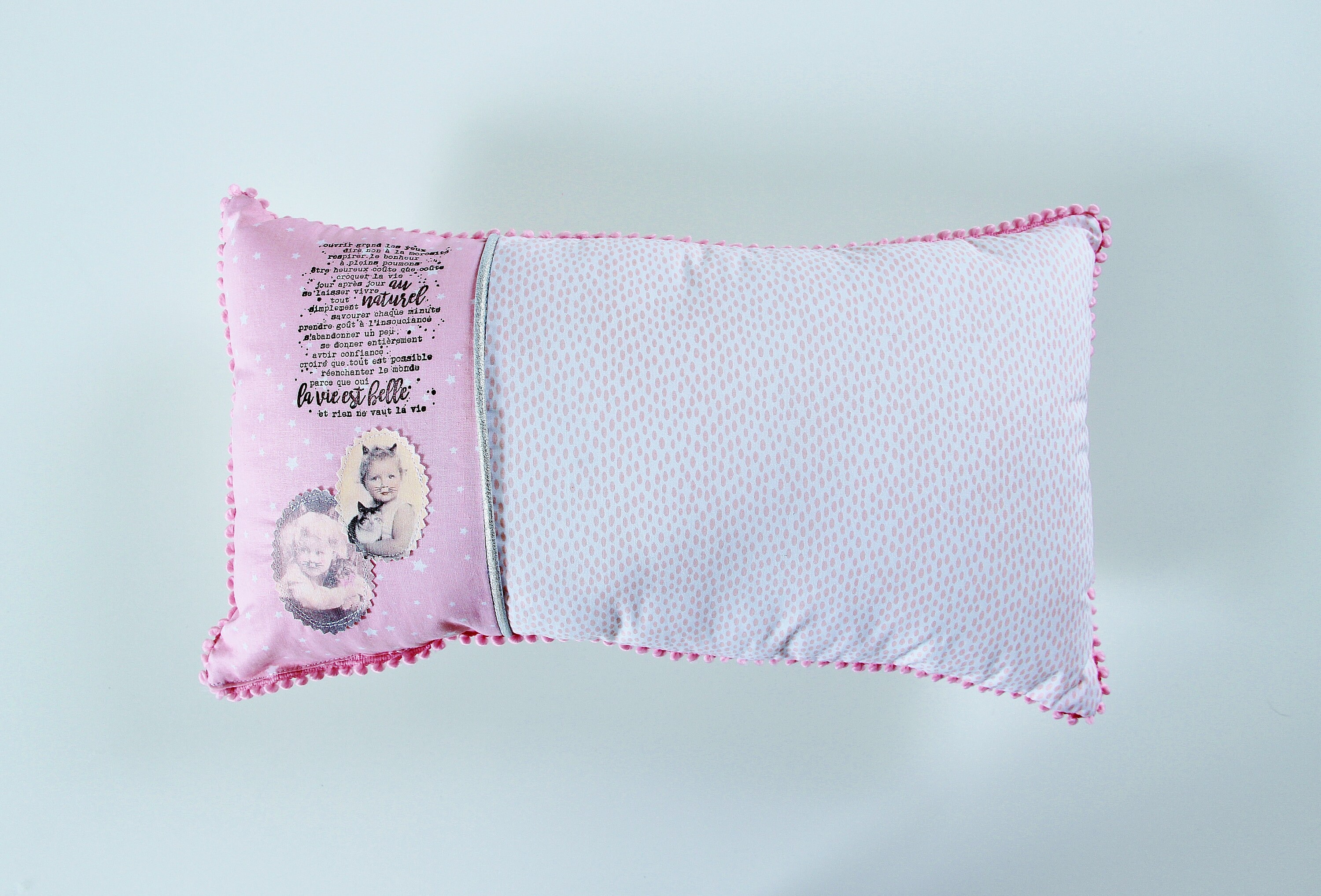 Coussin Citation, Coussin Décoratif, Citation Inspirante, Cadeau Mariage, Crémaillère,